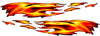 fire flames vinyl decal kit for automotive racing